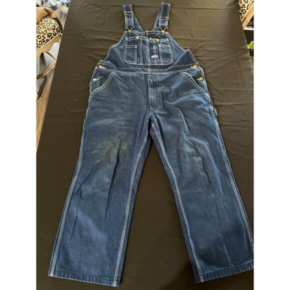 Big Smith Denim Overalls 38 * 28 - Picture 1 of 5